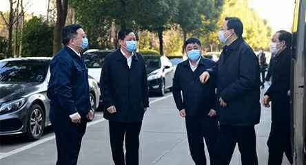 省委常委、苏州市委书记蓝绍敏来到bat365在线体育登录·(中国)官方网站调研